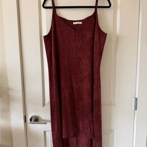 Mod Ref Wine High Low Dress